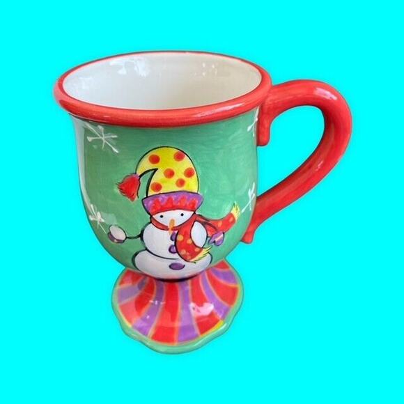 Christmas Snowman Cup Mug by Jennifer Brinley Certified International Designer - Picture 6 of 8